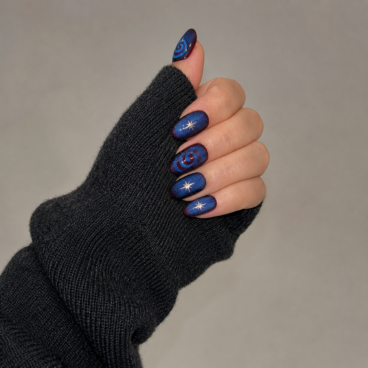 Midnight Galaxy Spiral
