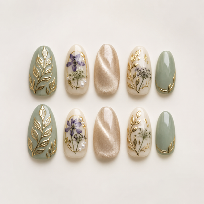 Sage Floral Pearl