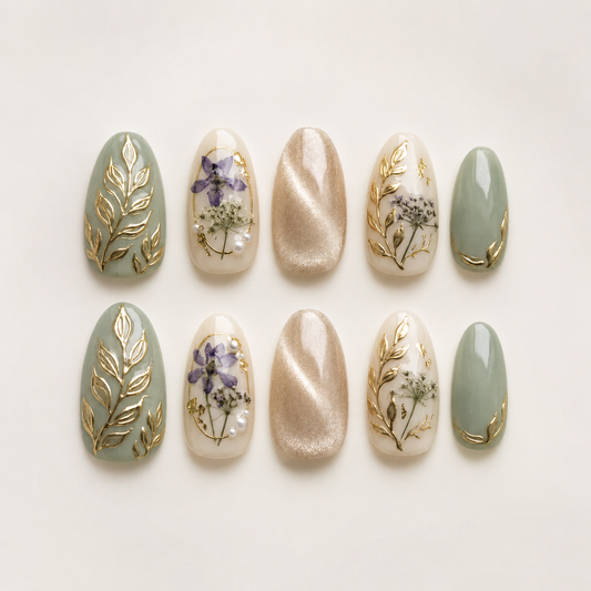 Sage Floral Pearl