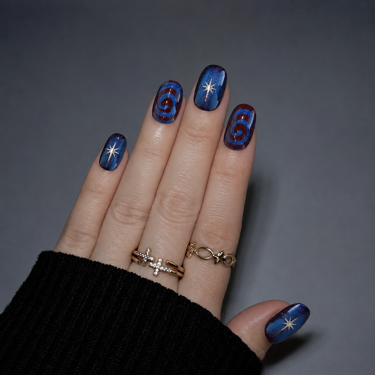 Midnight Galaxy Spiral