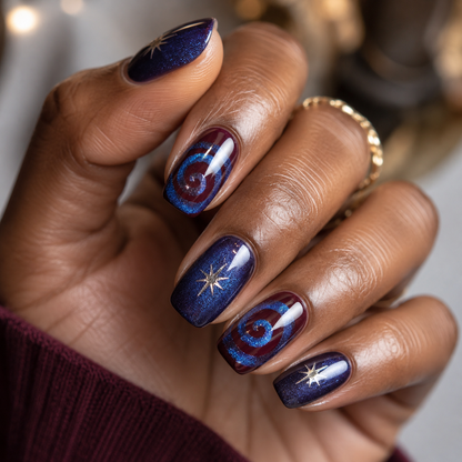 Midnight Galaxy Spiral